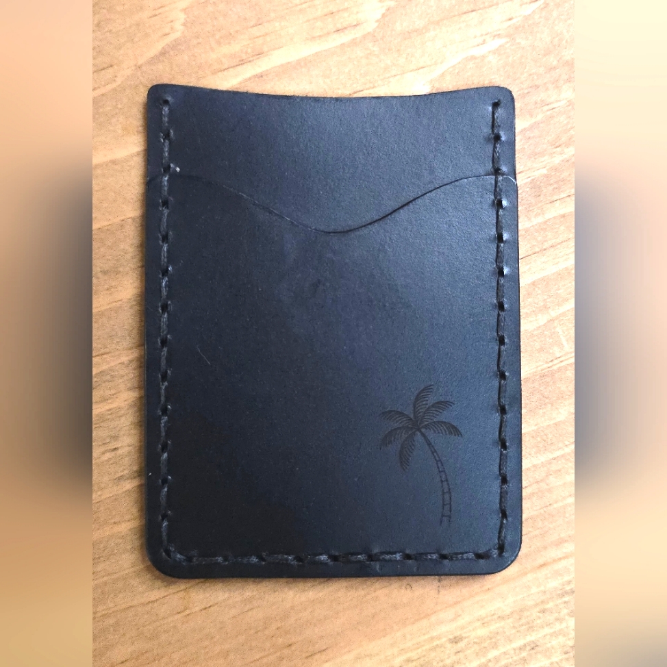 Black Leather Card HolderWallet